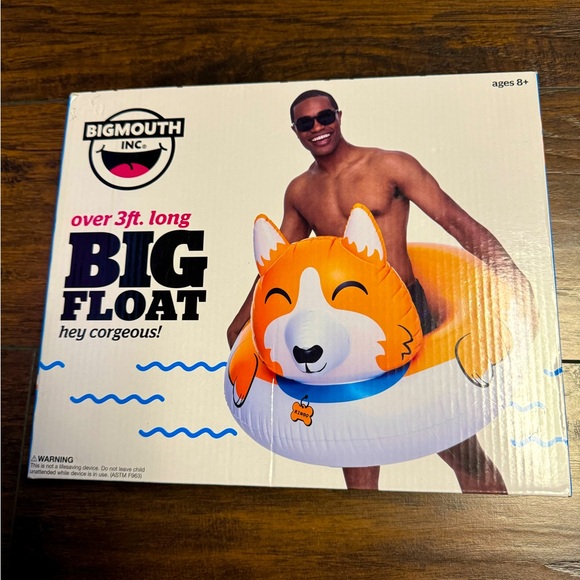 BigMouth Giant Animal Pool Float Inflatable Tube Blow Up Swim Ring Outdoor - Picture 1 of 2